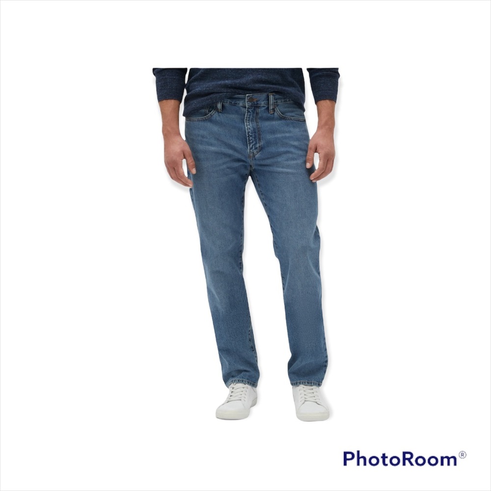 GAP Factory Easy Authentic Straight Leg Mens Jeans Size 38 Waist EUC